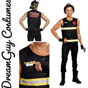 NWT! DreamGuy Fire Away Fire Chief Costume